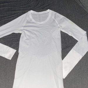 Lululemon swifty tech long sleeve white